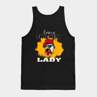 Crazy Chicken Lady Chicken Tank Top